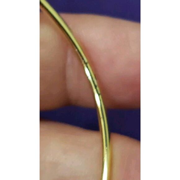 No Boundaries Sterling Silver 14KT Flash Gold Plated CZ Crystal Cuff Bracelet - Picture 10 of 10